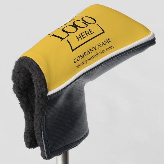 Modern Custom Company Business Logo Branded Golfheadcover (3/4 voorkant)