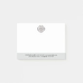 Modern Custom Company Business Logo Promotional Post-it® Notes (Voorkant)