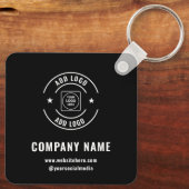 Modern Custom Company Logo Branded Keychains Sleutelhanger (Achterkant)