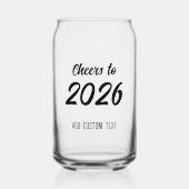 Modern Custom Festive Cheers 2026 New Years Party (Recto)