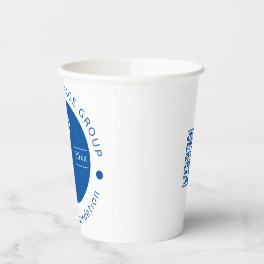 Modern Custom Hypotheek Company Voeg uw Logo toe Papieren Bekers (Links)