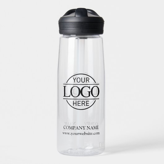 Modern Custom Logo Business Branding Promotional Waterfles (Voorkant)