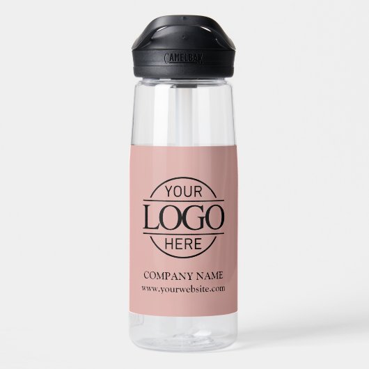 Modern Custom Logo Business Branding Promotional Waterfles (Achterkant)