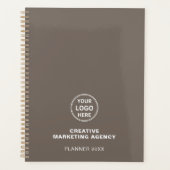Modern Custom Logo Taupe Business (Devant)
