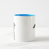 Modern Custom Pet Photo | Meeko Tweekleurige Koffiemok (Center)