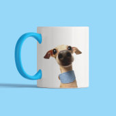 Modern Custom Pet Photo | Meeko Tweekleurige Koffiemok