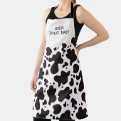 Modern Cute Cow Animal Pattern Schort (Insitu)