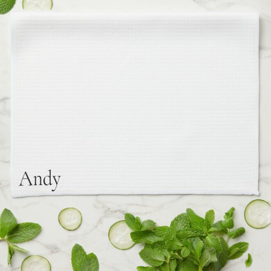 Modern Cute Custom glimlach Snowman face Theedoek (Gevouwen)