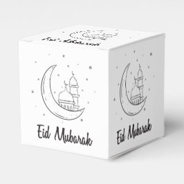Modern Cute Eid Mubarak Eid Goodie Bedankdoosjes