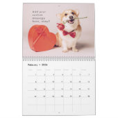 Modern Cute Funny Corgi Dogs Foto's Kalender (Feb 2026)