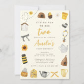 Modern Cute is zo leuk om twee tweede verjaardag t Kaart (Voorkant)