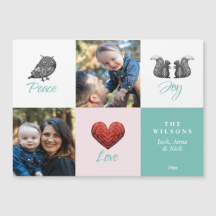 Modern Cute Scandinavian Foto Kerstmis