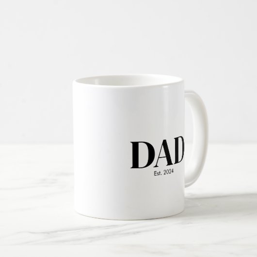 Modern Dad Established Mug (Devant droit)