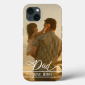 Modern Dad Stylish Photo Trendy Case-Mate iPhone Case (Achterkant)