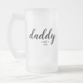 Modern Daddy Custom Gevestigd Jaar Matglas Bierpul (Links)