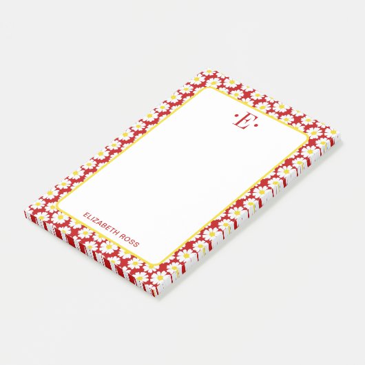 Modern Daisies Post-it® Notes (Schuin)