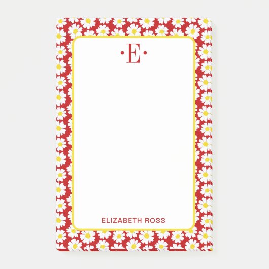Modern Daisies Post-it® Notes (Voorkant)