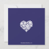 Modern Daisy Hearts Bridal Shower Kaart (Achterkant)