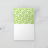 Modern Damask Green Personalized (Intérieur)