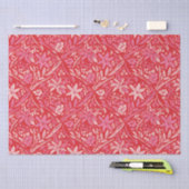 Modern Damask Poinsettia Ornament tissuepapier (Craft)