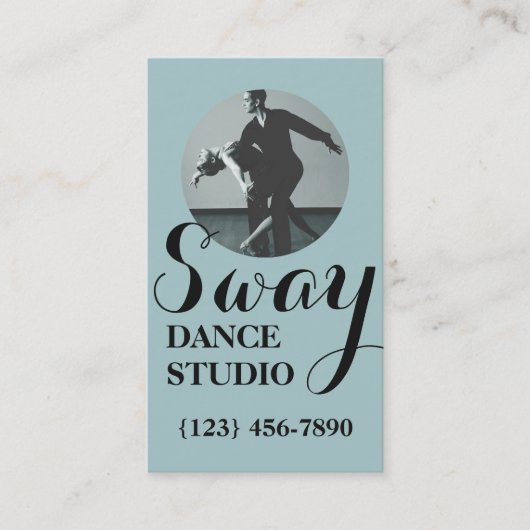 Modern Dance Lessons, Dance Studio Visitekaartje (Voorkant)