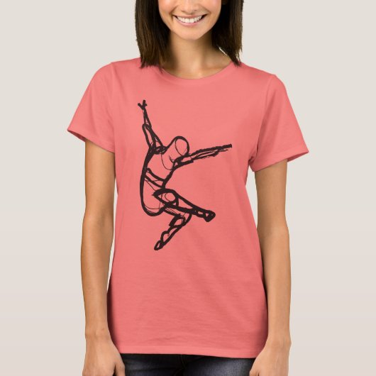 Modern Dance Ringer T-shirt (Voorkant)