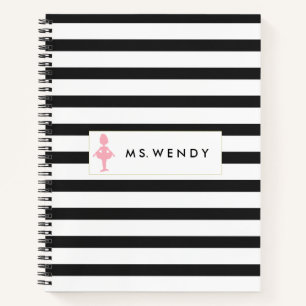 Modern Dance Teacher Personalized Notitieboek