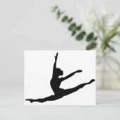 Modern Dancer Briefkaart (Staand voorkant)