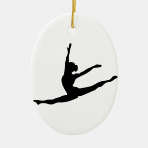 Modern Dancer Keramisch Ornament