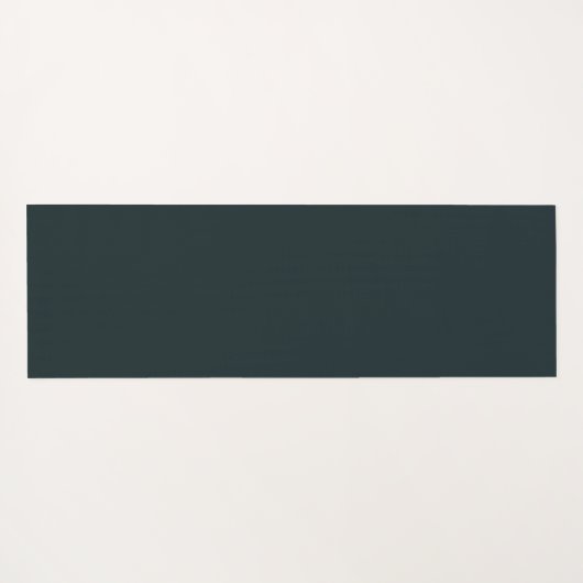 Modern Dark Emerald Tropical Foliage Yogamat (Achterkant (horizontaal))