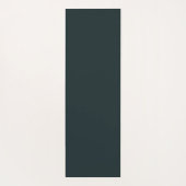 Modern Dark Emerald Tropical Foliage Yogamat (Achterkant)