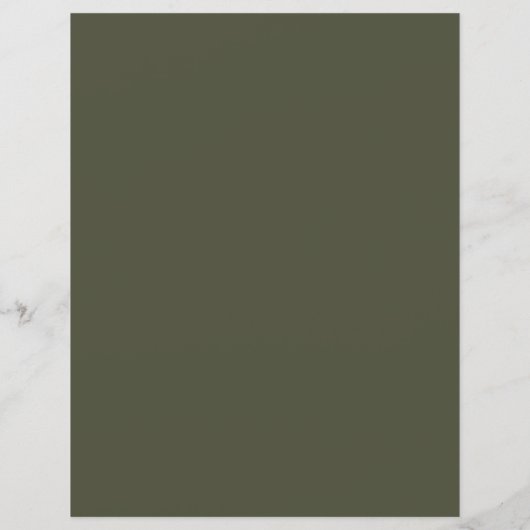 Modern Dark Sage Green Foto Guestbook Sign (Achterkant)