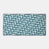 Modern Dark Teal Geometric Pattern on Light Gray (Recto)