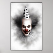 Modern Day Creepy Clown Portrait  Poster (Voorkant)