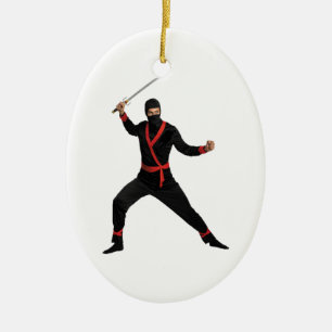 MODERN DAY NINJA KERAMISCH ORNAMENT