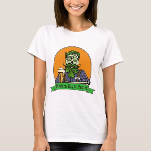 Modern Day St. Patrick T-shirt (Voorkant)