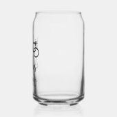 Modern de heer Mrs Wedding Blikvorm Glas (Links)