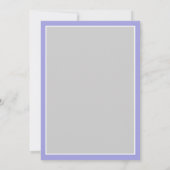 Modern Decoratief Gray Wedding Uitnodiging (Achterkant)