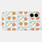 Modern Decorative Flowers Pattern Case-Mate iPhone Case (Achterkant (horizontaal))