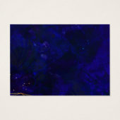 Modern Deep Blue Calligraphy Wedding Reception Visitekaartje (Achterkant)