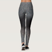 MODERN DEEP Grey Black CUTE LEGGINGS (Achterkant)