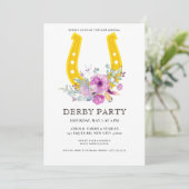 Modern  Derby Party  Kaart (Staand voorkant)