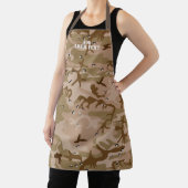 Modern Desert Brown Camouflage Camo Pattern Schort (Insitu)