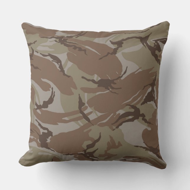 Modern Desert Camo Pillow Kussen (Voorkant)