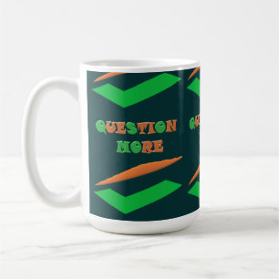Modern design donkere kleuren thema Vraag Koffiemok