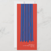 Modern Design Grad Announcement | Color-Editable (Achterkant)