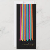 Modern Design Graduation Announcement | Color-Edit (Achterkant)