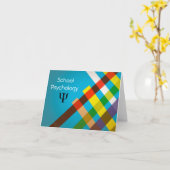 Modern Design School Psychologie Notitiekaarten (Gele Bloem)