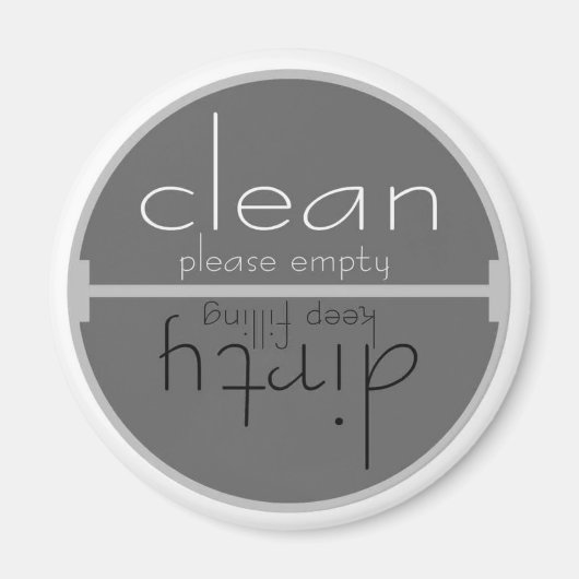 Modern design vaatwasser magneet (Voorkant)