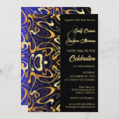 Modern Design Wedding Invitation (Devant / Derrière)